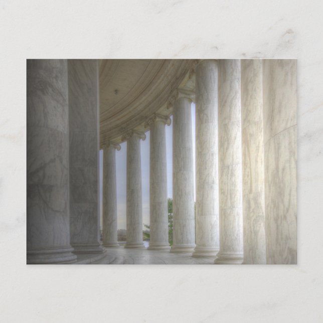 Thomas Jefferson Memorial Circular Colonnade Postcard (Front)