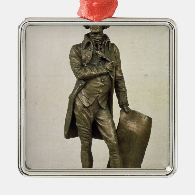 Thomas Jefferson Metal Tree Decoration (Front)