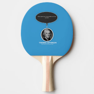 Thomas Jefferson Ping Pong Paddle