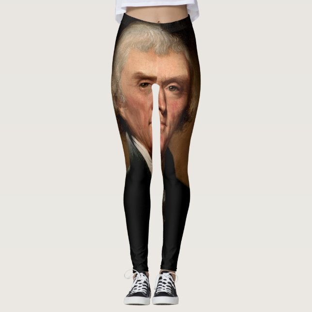 Thomas Jefferson portrait Leggings (Front)