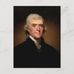 Thomas Jefferson portrait Postcard