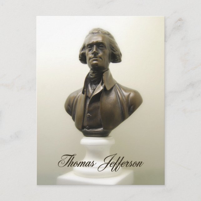 Thomas Jefferson Postcard (Front)