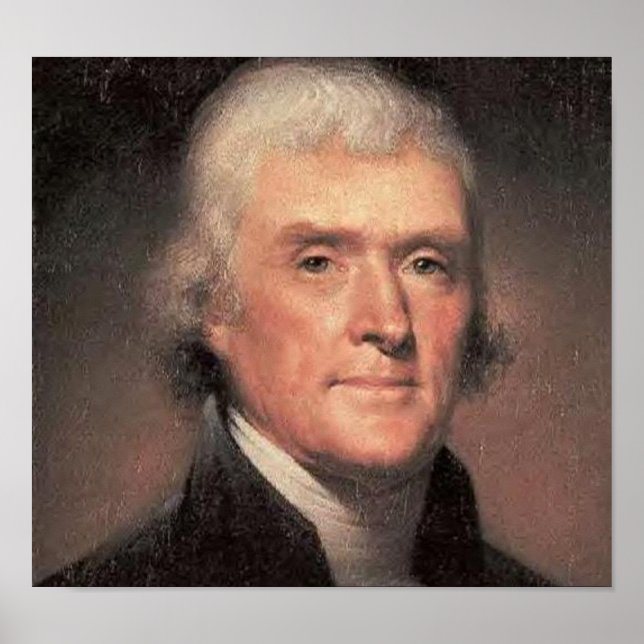 Thomas Jefferson Poster (Front)