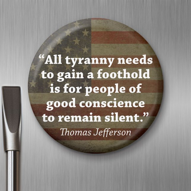 Thomas Jefferson Quote Magnet (Magnet)