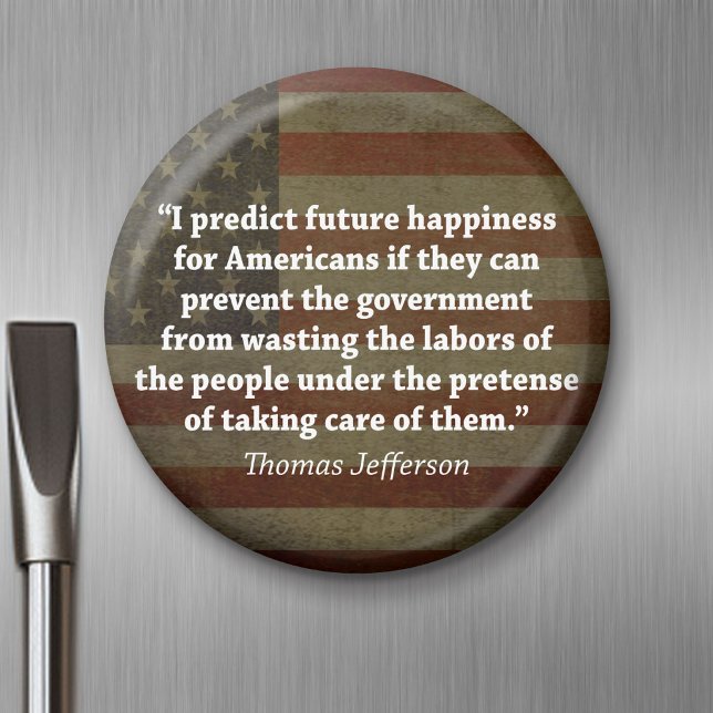 Thomas Jefferson Quote Magnet (Magnet)