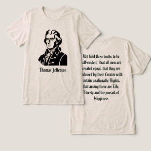 Thomas Jefferson  Tri-Blend Shirt