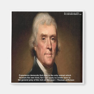 Thomas Jefferson Trickle Down Gifts & Cards Magnet