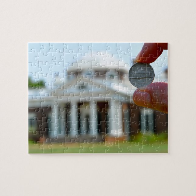 Thomas Jefferson's Monticello Jigsaw Puzzle (Horizontal)