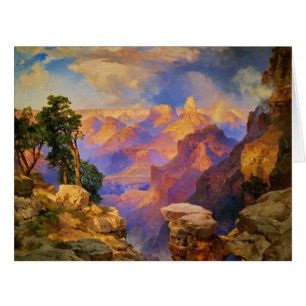 Thomas Moran art, Grand Canyon with Rainbow