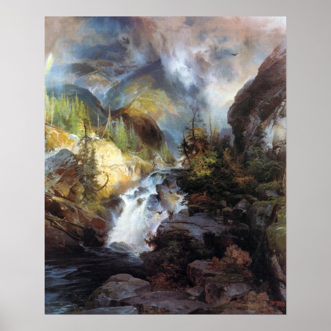 Thomas Moran Children of the Mountain Poster (Front)