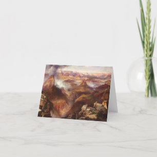 Thomas moran Grand Canyon of the Colorado River Thank You Card