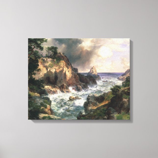 Thomas Moran - Point Lobos, Monterey, California Canvas Print (Front)