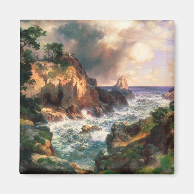 Thomas Moran Point Lobos Monterey California. Magnet (Front)