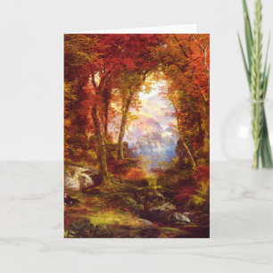 Thomas Moran - Under the Trees Holiday Card