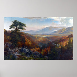 Thomas Moran Valley of the Catawissa in Autumn Poster