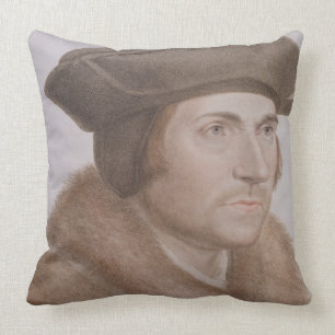 Thomas More, Lord Chancellor (1478-1535) engraved Cushion