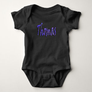 Thomas, Name, Logo, Baby Bodysuit