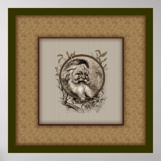Thomas Nast Santa Claus Christmas poster (Front)