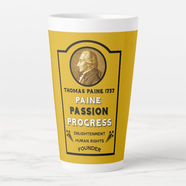 Thomas Paine Latte Mug (Front)