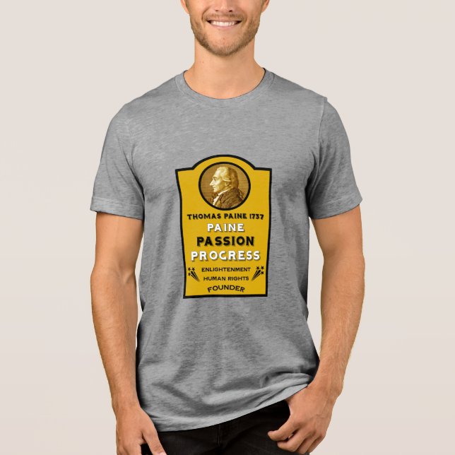 Thomas Paine Tri-Blend Shirt (Front)