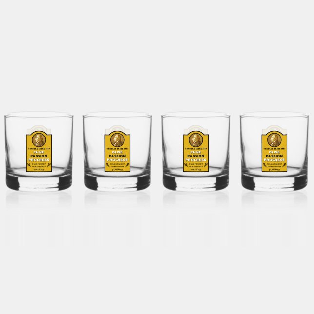 Thomas Paine Whiskey Glass (Front)