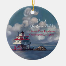 Thomas Point Lighthouse Personalised Ornament