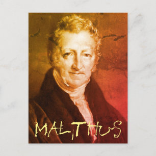 Thomas R. Malthus Postcard