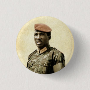 Thomas Sankara - Burkina Faso - African President 3 Cm Round Badge