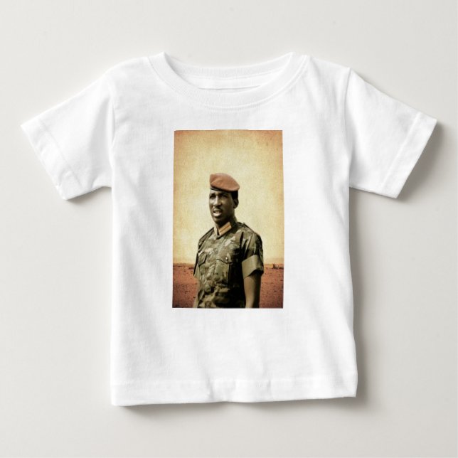 Thomas Sankara - Burkina Faso - African President Baby T-Shirt (Front)