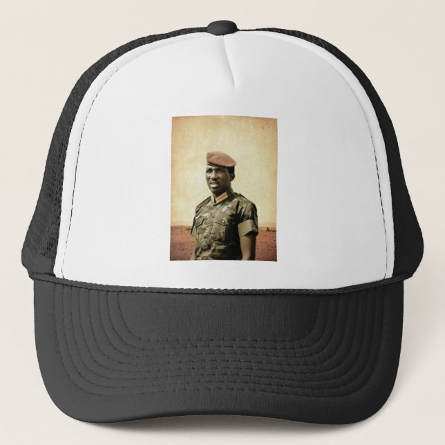 Thomas Sankara - Burkina Faso - African President Trucker Hat (Front)
