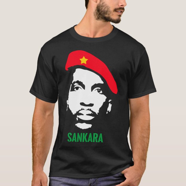 THOMAS SANKARA - Pan Africa Black Power Anti Colon T-Shirt (Front)