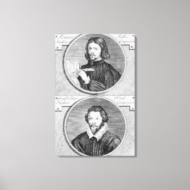 Thomas Tallis and William Byrd Canvas Print (Front)