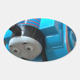thomas train oval sticker