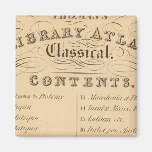 Thomas's Library Atlas Magnet