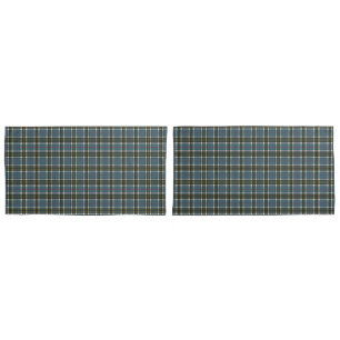 Thompson Blue Original Scottish Tartan  Pillowcase