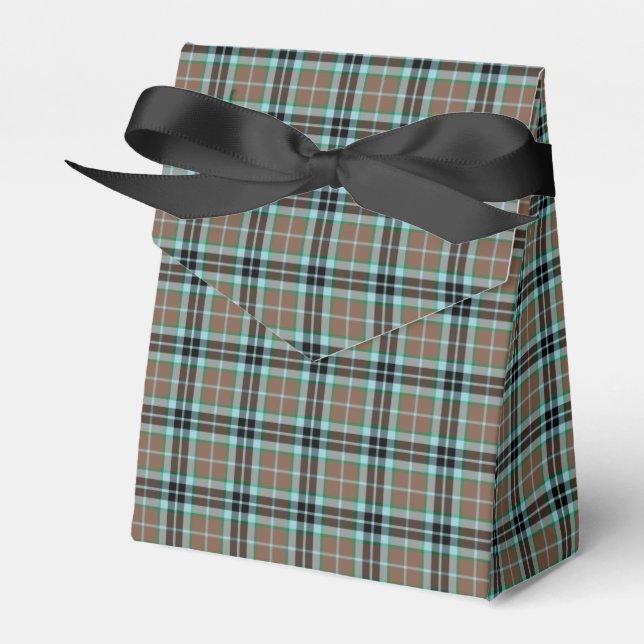 Thompson Clan Hunting Tartan Favour Box (Front Side)