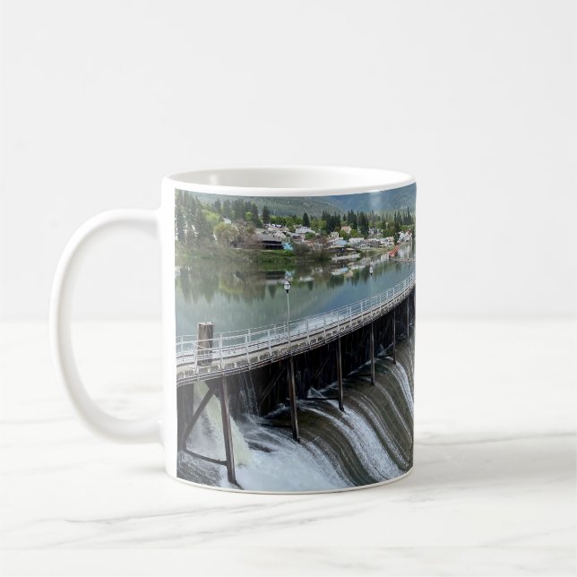 Thompson Falls Dam Coffee Mug (Left)
