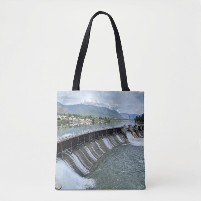 Thompson Falls Dam Tote Bag (Front)