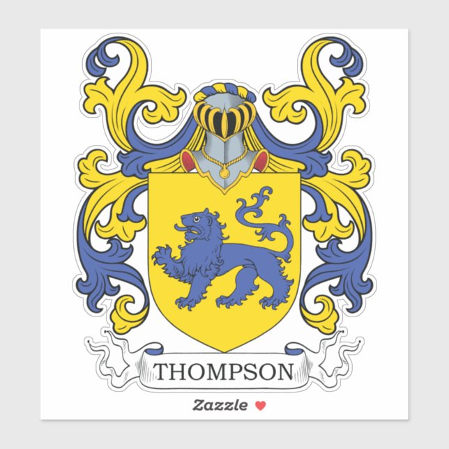 Thompson Family Crest (Sheet)