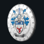Thompson Family Crest Coat of Arms Dartboard<br><div class="desc">Thompson family crest and Scottish Thompson coat of arms. For men with the Thompson surname,  and for women with the Thompson last name. Click 'Thompson Family Crest' to see all our designs featuring the Thompson family name.</div>