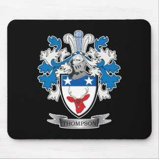 Thompson Family Crest Coat of Arms Mouse Pad