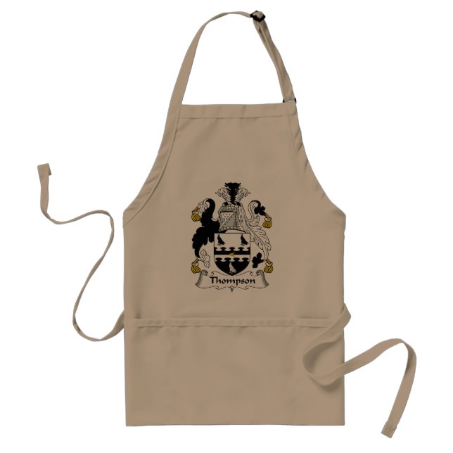 Thompson Family Crest Standard Apron (Front)