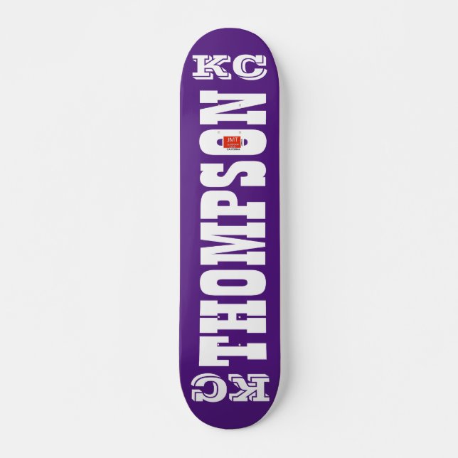 THOMPSON KC JMTSkateboard, 7¾" Deck Skateboard (Front)