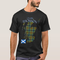 Thompson Scottish Clan Tartan Scotland