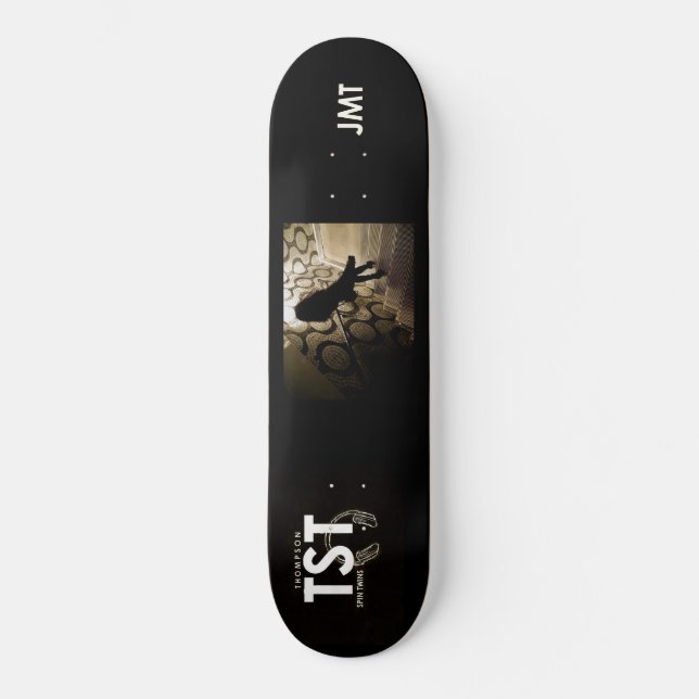 THOMPSON SPIN TWINS ( OFFICIAL MERCHANDISE) TOUR SKATEBOARD (Front)