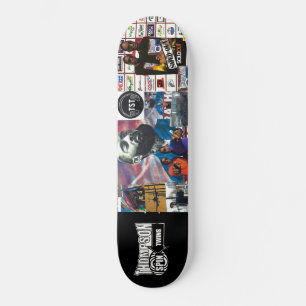 THOMPSON SPIN TWINS ( OFFICIAL MERCHANDISE) TOUR SKATEBOARD