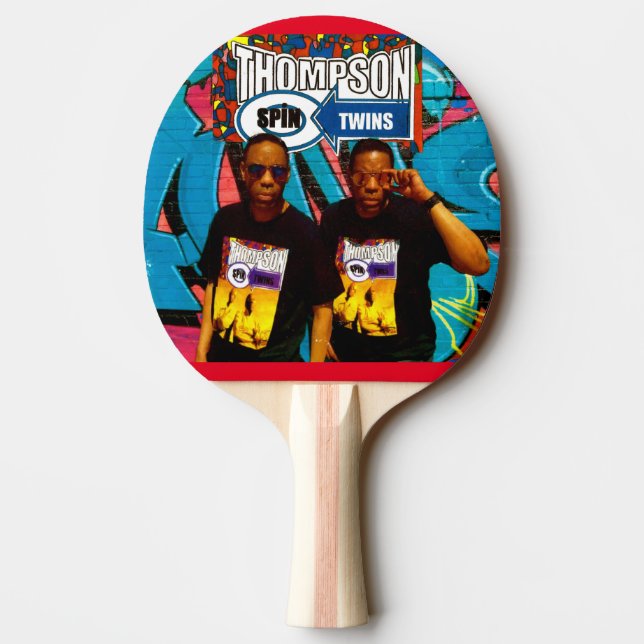 THOMPSON SPIN TWINS Ping Pong Paddle (Back)