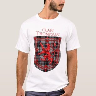 Thompson Tartan Scottish Plaid Lion Rampant T-Shirt
