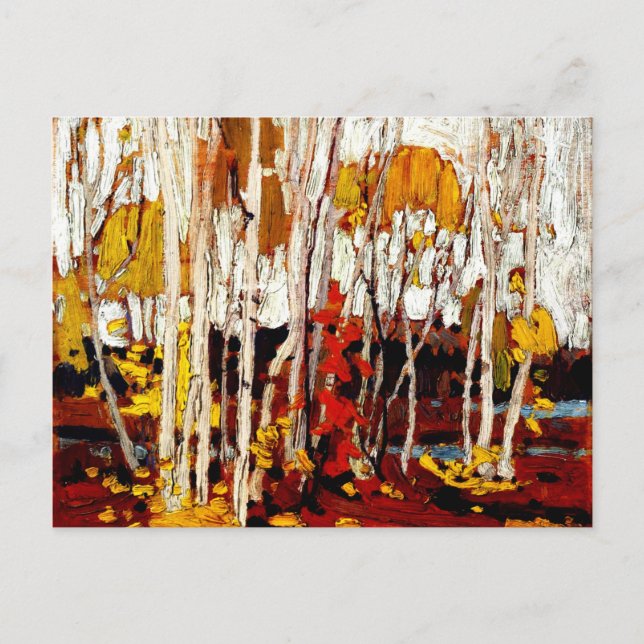Thomson - Autumn Birches Postcard (Front)