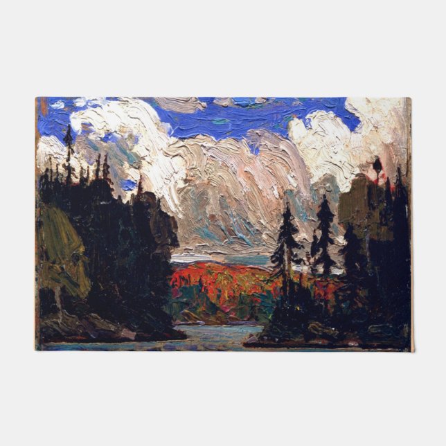 Thomson - Black Spruce in Autumn Doormat (Front)